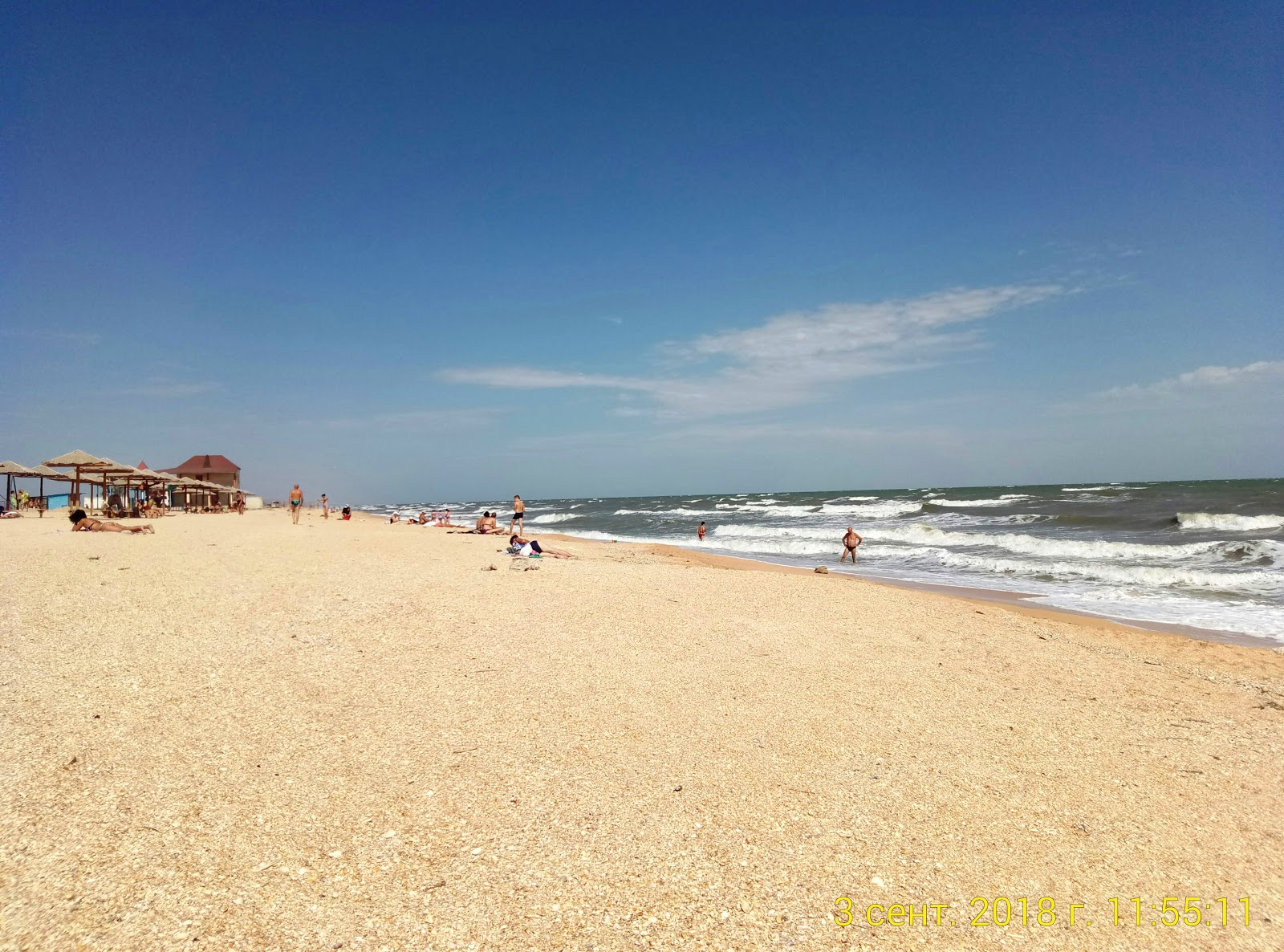 Foto von Plyazh Strelkovoe II mit langer gerader strand