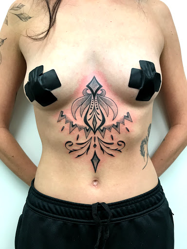 Explore red string tattoo ideas, creative tattoo ideas in Raleigh, available at Tattoos by Anton