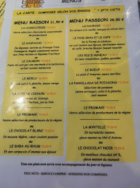 Restaurant/Bar Les Reflets du Lac à Salles-Curan menu