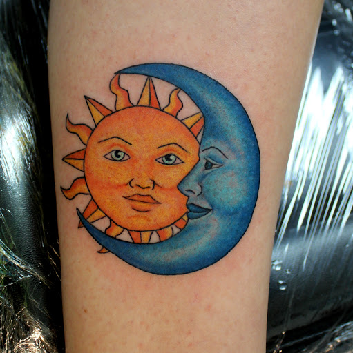 Explore 2 face tattoo ideas, creative tattoo ideas in Fort Myers, available at Tiger Lotus Tattoo and Piercing