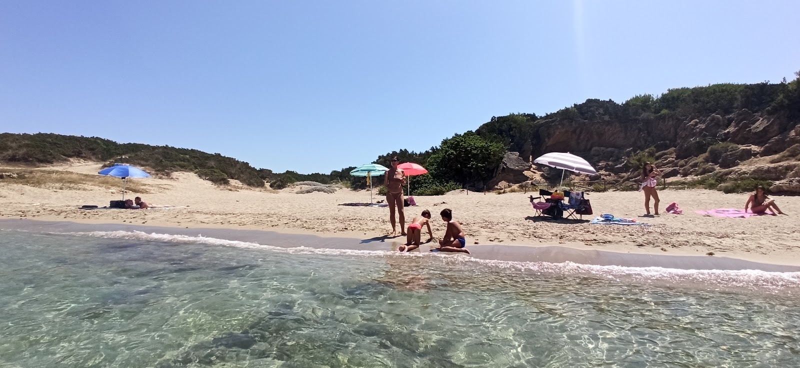 Foto von Quarto di Monte Beach mit kleine bucht