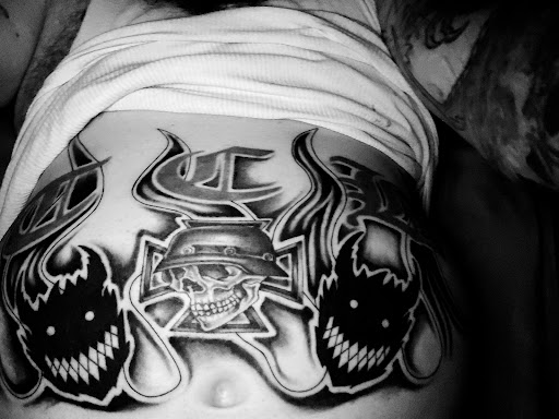 Explore firefighter tattoo sleeve ideas, creative tattoo ideas in Shippensburg, available at LAZY WIZARD TATTOOS