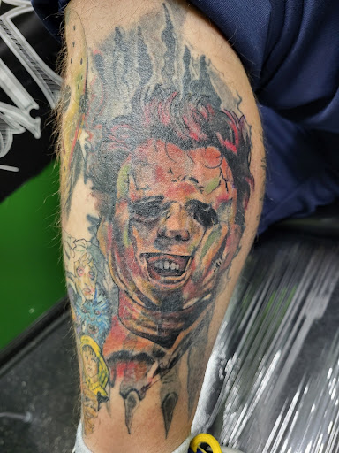 Explore tattoo ideas on spine, creative tattoo ideas in Newark, available at Dark Woods Tattoo Studio