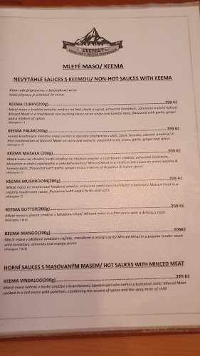 Everest nepálská a indická restaurent - Restaurace