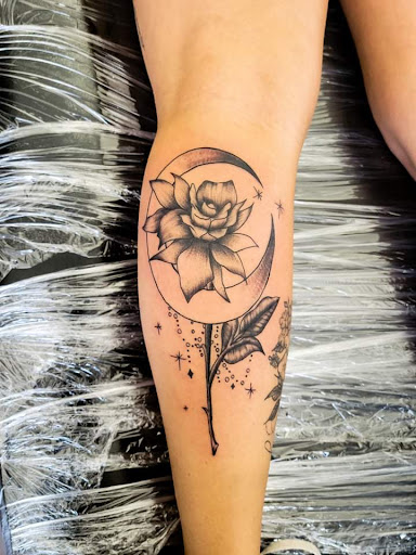 Explore yhwh tattoo ideas, creative tattoo ideas in Warrensburg, available at Altered Visions Tattoo Studio