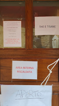 Carte du Osteria delle Candele à Pesaro