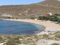Beach Megali Ammos'in fotoğrafı geniş bir kıyı şeridi ile birlikte