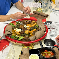 Injera du Restaurant érythréen Restaurant Asmara -ቤት መግቢ ኣስመራ - Spécialités Érythréennes et Éthiopiennes à Lyon - n°7