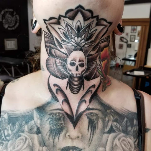 Explore tattoo ideas for upper arm, creative tattoo ideas in Waterloo, available at Friki Tiki Tattoo and Gallery