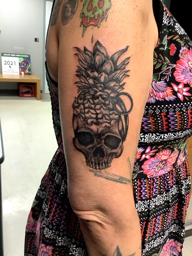 Explore painting tattoo ideas, creative tattoo ideas in Turner, available at Heathen Ink