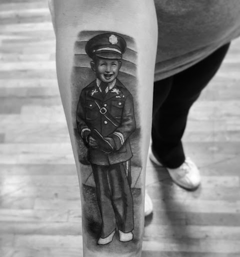 Explore palm sized tattoo ideas, creative tattoo ideas in Marshall, available at Gentlemans Ink