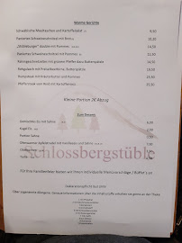 Carte du Schlossbergstüble à Unterkirnach