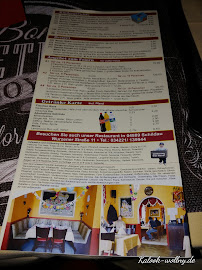 Menu / carte de Dantes Indisches Restaurant & Pizzeria à Torgau