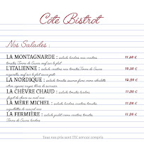 Crêperie La Mère Michel à Bordeaux (le menu)