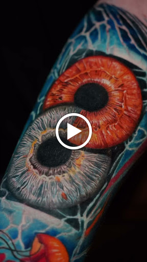 Explore gengar tattoo ideas, creative tattoo ideas in Kissimmee, available at Fallen Sparrow Tattoo Co