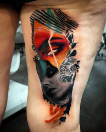 Explore french bulldog tattoo ideas, creative tattoo ideas in Medina, available at Greasers Ink