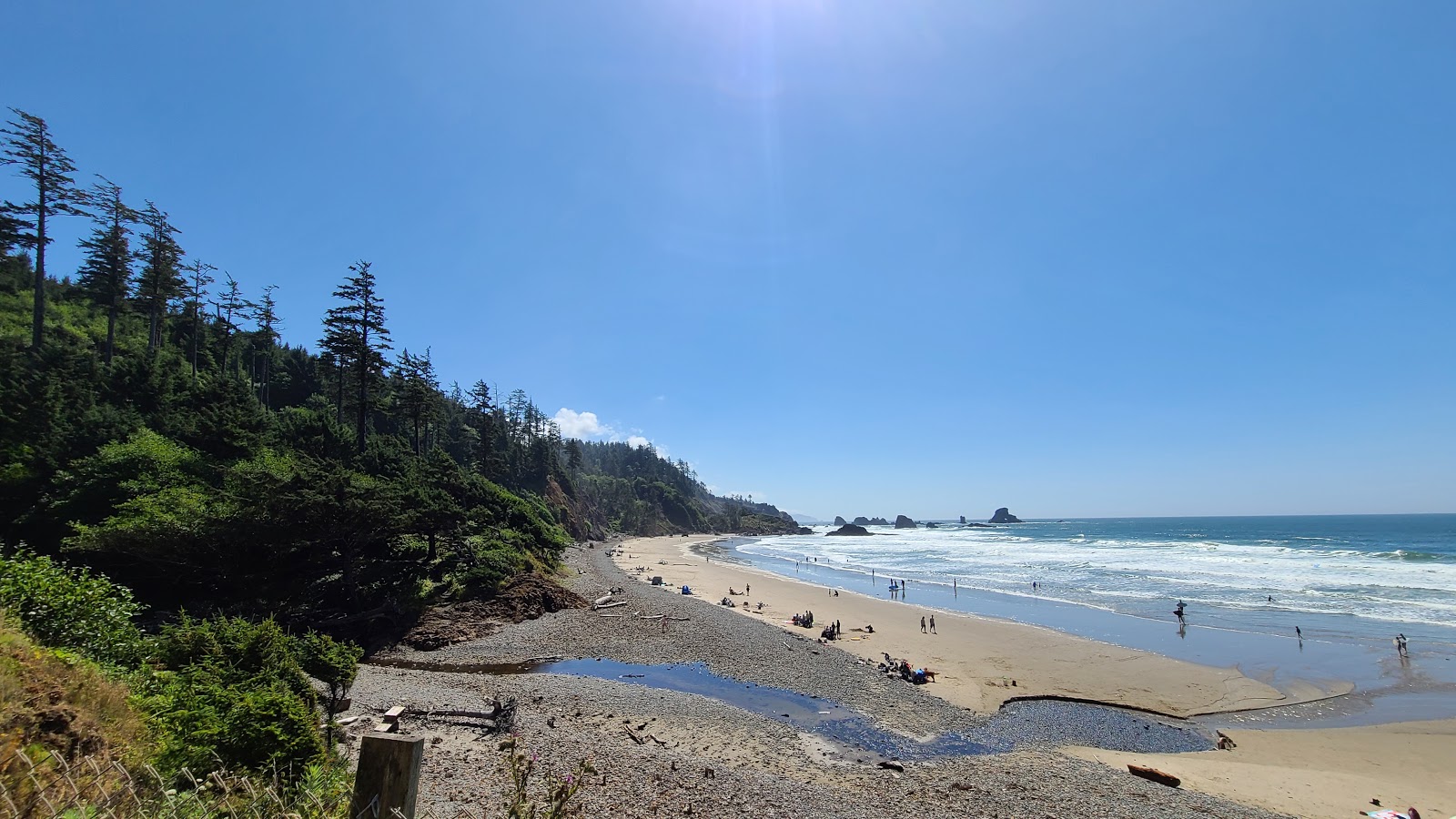 Indian Beach Oregon的照片 位于自然区域
