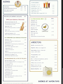 Menu / carte de La Cabane à Brem-sur-Mer