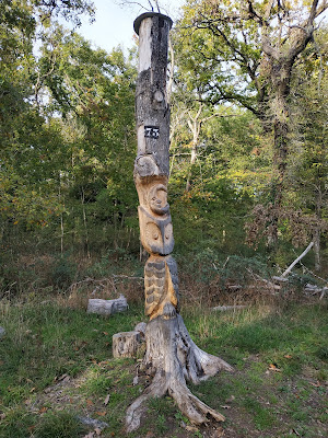 Carrefour de la maison forestière, les huit routes. à Fontainebleau