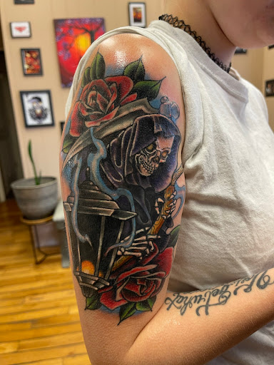 Explore tom petty tattoo ideas, creative tattoo ideas in Fairborn, available at Royal Prevail Tattoo