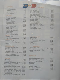 Restaurant A Bica à Funchal (le menu)
