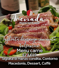 Menu / carte de Arenada à Cagliari