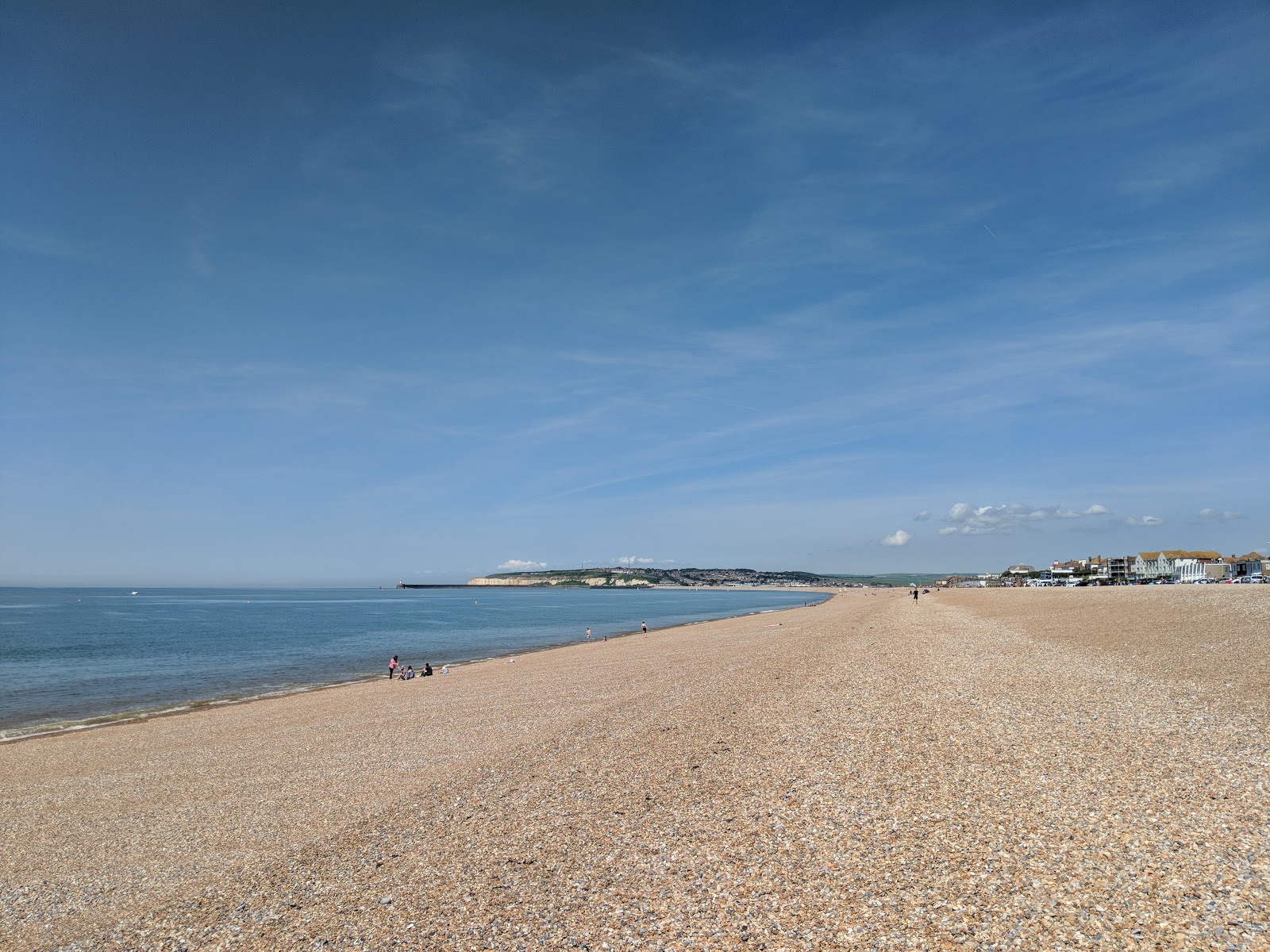 Foto van Seaford strand met blauw water oppervlakte