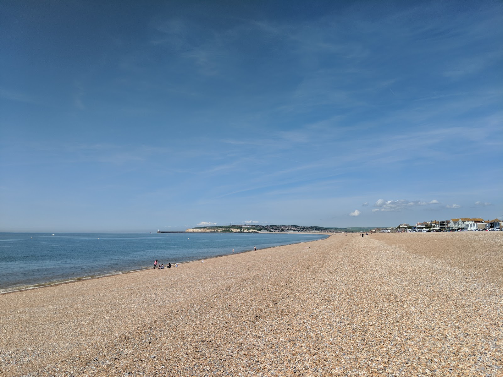 Seaford plajı'in fotoğrafı düz ve uzun ile birlikte