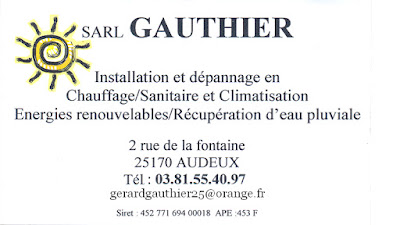 GAUTHIER sarl AUDEUX à Audeux