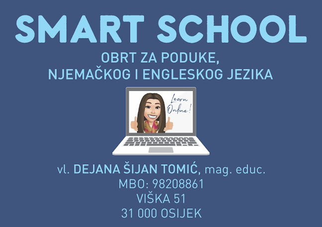 SMART School, obrt za poduke njemačkog i engleskog jezika, vl. Dejana Šijan Tomić