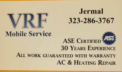 VRF AUTO SERVICE We now come to you.