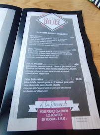 Restaurant Crêperie Glacier CHEZ LES DUCS à Nantes menu