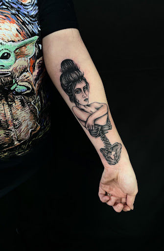 Explore tattoo cover up ideas for upper back, creative tattoo ideas in Houston, available at The Dark Anchor