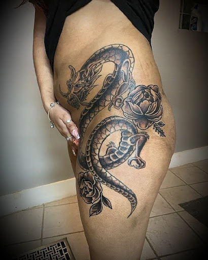 Explore monarch butterfly tattoo ideas, creative tattoo ideas in Abington, available at Tattoo Galaxy (Abington) Piercing and Custom Tattoos