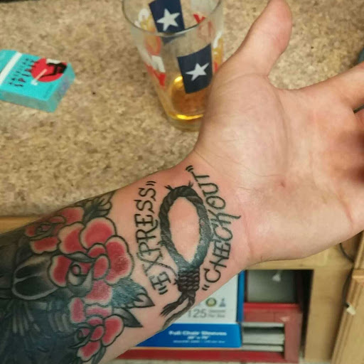 Explore clock tattoo ideas for guys, creative tattoo ideas in Denton, available at Denton Tattoo Co