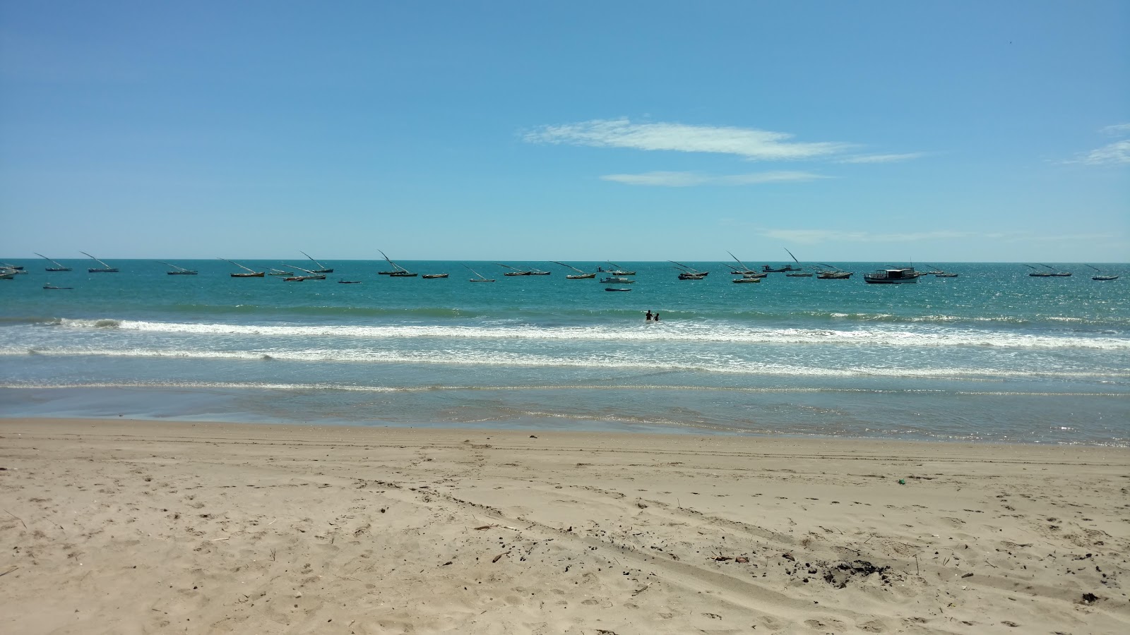 Foto von Redonda Strand und die siedlung