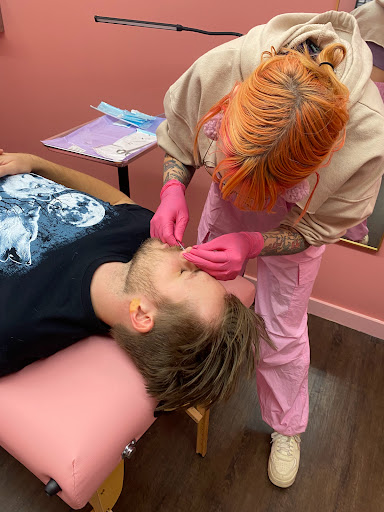 Explore hand name tattoo ideas, creative tattoo ideas in Saint Paul, available at Hail Mary Piercing