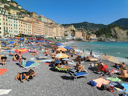Photo de Camogli beach partiellement zone de villégiature