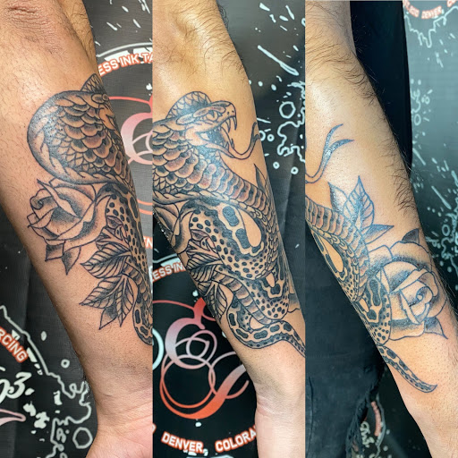 Explore mental health ribbon tattoo ideas, creative tattoo ideas in Denver, available at Endless Ink Tattoo & Piercing