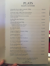 Menu du La Brasserie du Terroir à Roissy-en-France