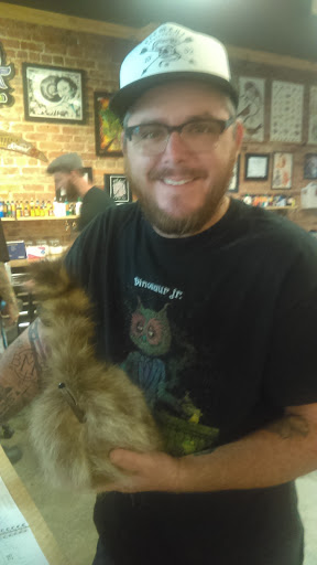 Explore lady and the tramp tattoo ideas, creative tattoo ideas in Dunn, available at Heart and Hammer Tattoo Co.