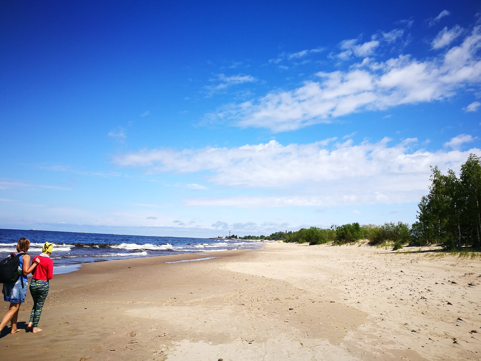 Fotografija Daugavgrivas pludmale udobje območja