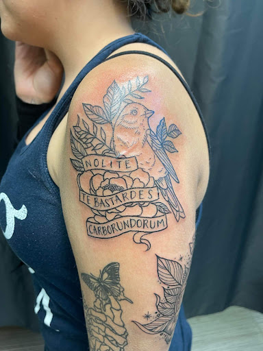 Explore animal tattoo ideas for men, creative tattoo ideas in Chicago, available at Mind Crusher Tattoo