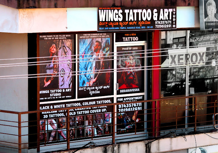 Wings Tattoo Studio Sirsi
