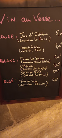 Restaurant Le Pas Sage - Restaurant - Bar à vins- Gîtes et Chambre d'Hôtes à Carcassonne (le menu)