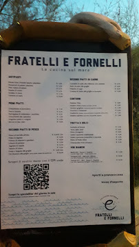 Menu / carte de Fratelli e Fornelli à Torre Mozza
