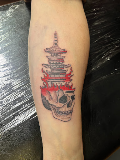 Explore kung fu panda tattoo ideas, creative tattoo ideas in Woodside, available at Vitruvian Tattoo Culture