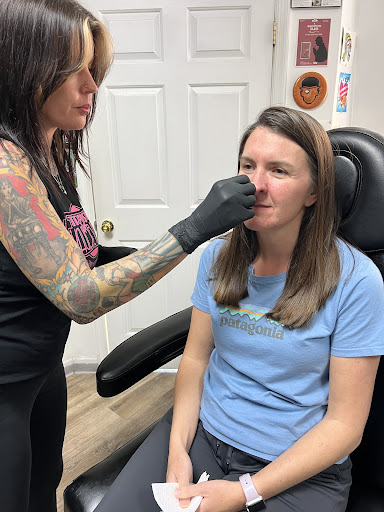 Explore cosmic tattoo ideas, creative tattoo ideas in Harrisonburg, available at Alley Cat Tattoo