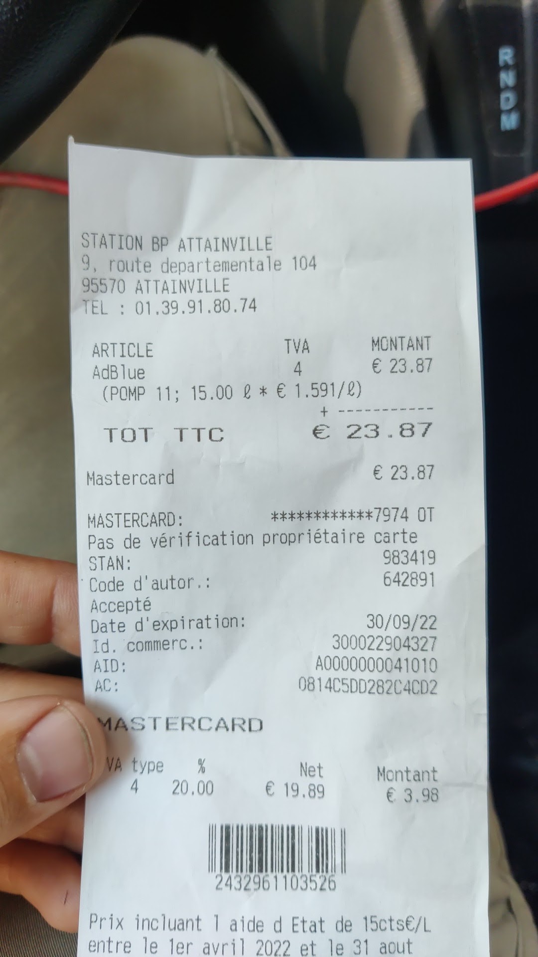 Photo n° 1 de l'avis de Maxime.o fait le 05/08/2022 à 13:40