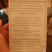 Marso & co à Paris menu
